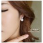 珍珠耳釘女學生純銀防過敏韓國氣質銀針耳飾簡約百搭個性耳環甜美